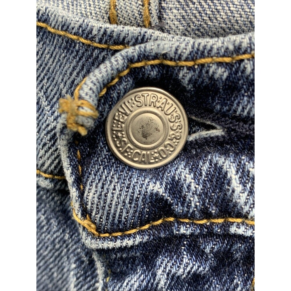 Levi's 541 Denim Jeans Men's Athletic Taper Blue Distressed Broken In Size 30X30 - Picture 10 of 16